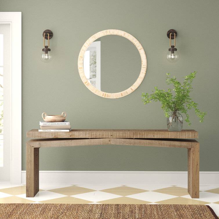 Real wood deals console table